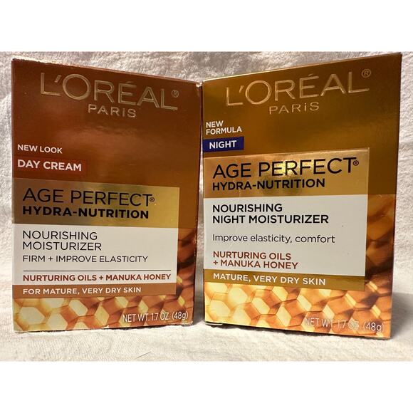 139. L'Oreal Age Perfect Hydra-Nutrition Nourishing Moisturizer; Day and Night - Picture 1 of 3